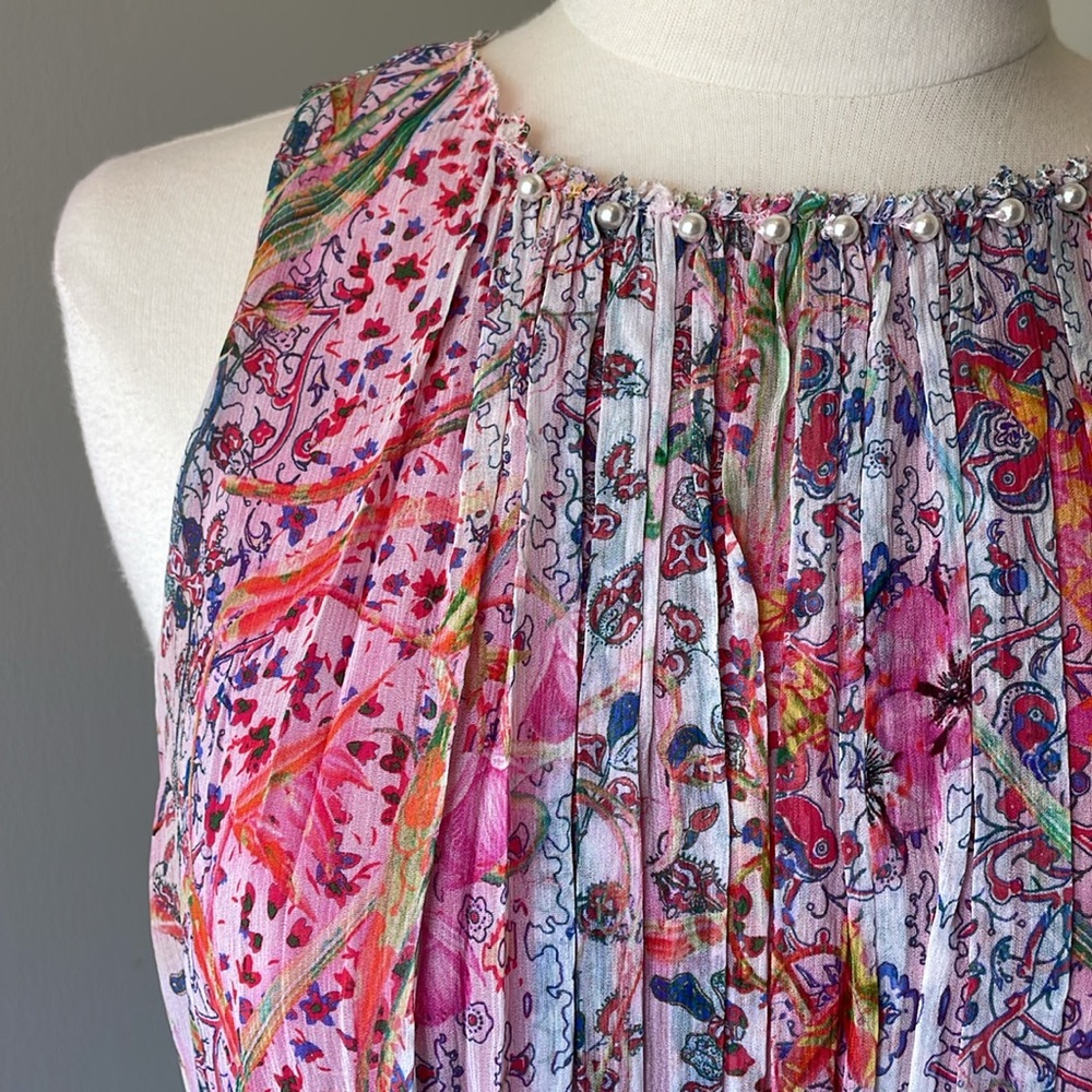 Elie Tahari, Yirma, Floral Silk Crepe Dress, size 4
